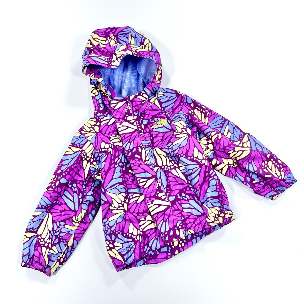 The North Face floral print wind breaker rain coat jacket 18-24